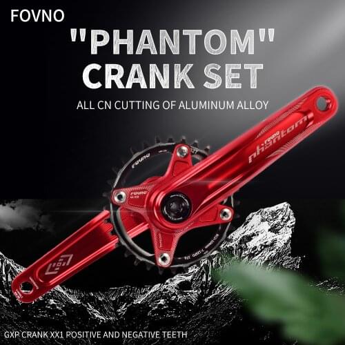 Fovno GXP Bicycle Crank Mountain bike crankset aluminum alloy bicycle crank aluminum alloy MTB bicycle crank bike parts