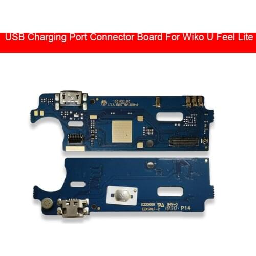 Hot Sale USB Charging Microphone PCB Connector Port Jack Board For Wiko U Feel UFeel Lite UFeelLite Usb Charge Dock Connector
