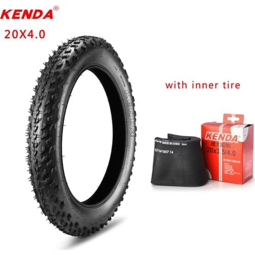 Kenda K1188 electric snowmobile front wheel beach car front wheel 20 inch thick bicycle with inner tube 4.0 Fat tire