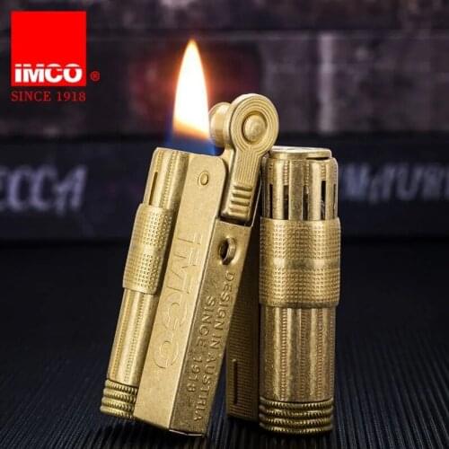 IMCO 6700 five-star stainless steel kerosene lighter nostalgic retro brass old-fashioned windproof male creative personality
