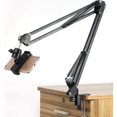 Webcam Bracket Universal Flexible Mobile Phone Holder Live Broadcast Fill Light Stand Tablet Laptop Computer Accessories