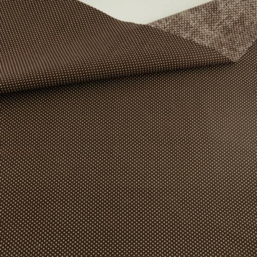 Mini Dots Designs Dark Brown Cotton Fabric Home Textile Pre-cut Fat Quarter Tida Tecido Sewing Lining Toys Art Work Dolls DIY