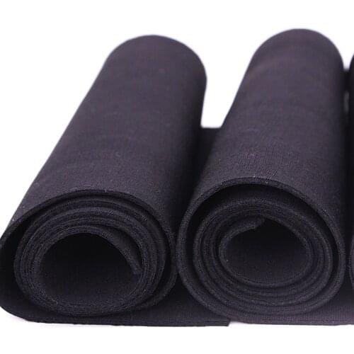 Black 1.3mm SRB Neoprene Fabrics,Stretch Fabric,Waterproof Windproof For Diving Anti Vibration Protection Against Shock