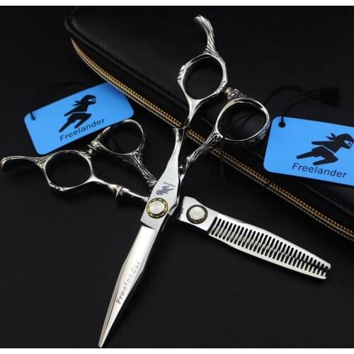 6 inch bearing screw Barber Hair Scissors JP Steel Hairdressing Cutting Shears Hair Thinning Scissors Professional Scissors