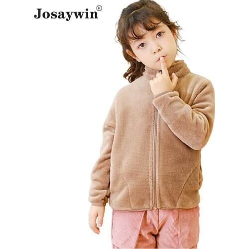 Children Clothing Autumn Winter Jacket for Girls Boys Kids Long Sleeve Wool Warm Baby Coat for Girls Velve Thick Outerwear