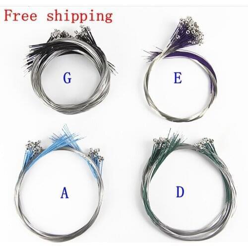 Wholesale 20 sets Brand new 3/4 4/4 violin size nickel\german silver strings ball end string fiddle accessory free shipping