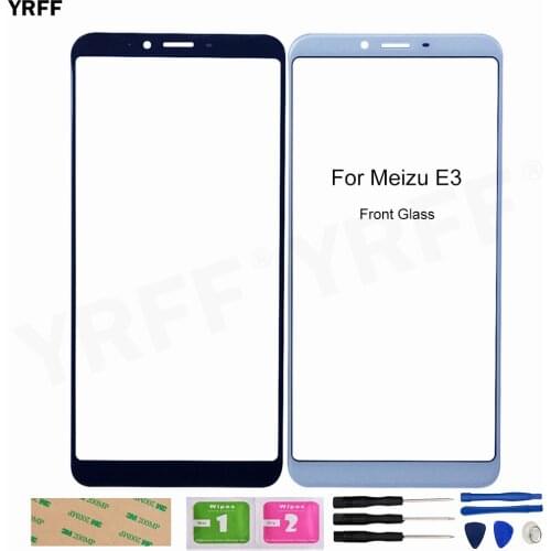 Front Outer Glass Cover For Meizu E3 M851H M851M M851Q 5.99'' Front Glass Panel (No Touch Screen) Assembly Parts
