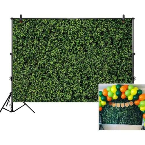 Nature Green Lawn Leaves Backdrop Grass pictures Party Decor Outdoorsy Theme Newborn Baby Shower Lover wedding decoration