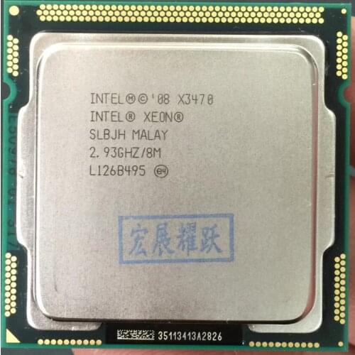 Intel Xeon Processor X3470 Quad-Core LGA1156 PC computer CPU 100% working properly Server Processor CPU X3470