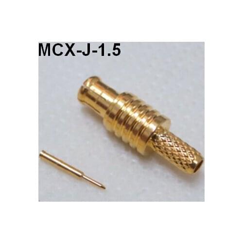 RF MCX Type Connector MCX-J-1.5 male weld ,Coaxial connector wireless router Antenna 5pcs/lot