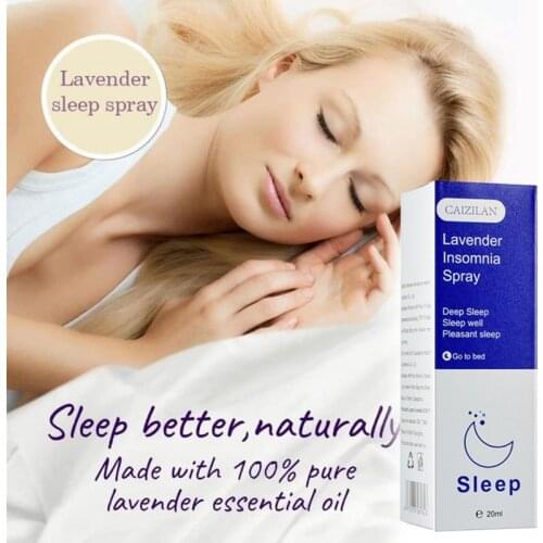 Lavender Pillow Sleep Spray Insomnia Essential Oil Soothe Sleep Deep Sleep Enjoyable Sleep Insomnia Therapy Sleep Aids Spray