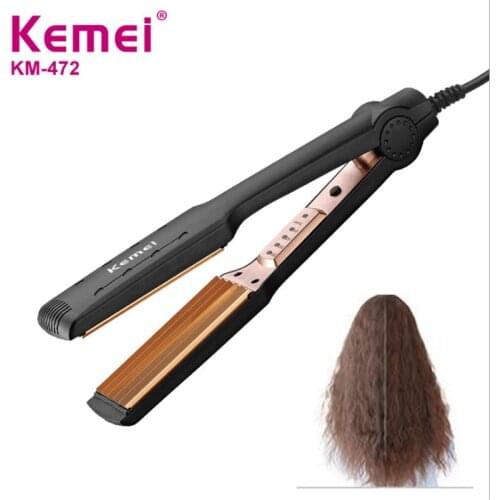 High Quality Hair Curler Tourmaline Ceramic Digital Curling Iron With 5 Teeth Hair Crimper Wave Board Home DIY Styling Tool 40D
