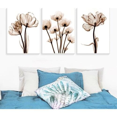 Nordic Abstract Art Flower Wall Pictures Canvas Painting Art Canvas Prints Simples Living Room Home Decor