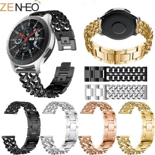 New fashion Replacement stainless steeel Strap For Samsung Galaxy Watch 46mm Smart Watch Band Link Classic Strap Bracelet Links