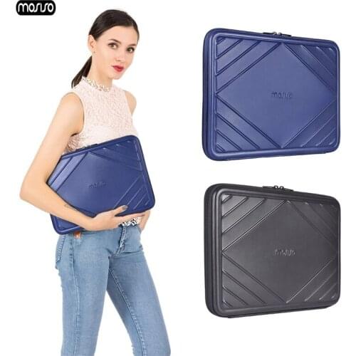 MOSISO PU Leather Laptop Sleeve Bag For MacBook Pro Air Retina 13 13.3 inch Business Notebook Bag For Dell HP Lenovo Acer Asus