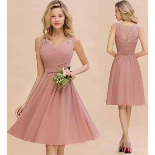 SWEMILE Womens Cocktail Chiffon Dresses