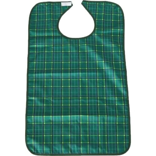 Water Resistant Senior Bib Adult Mealtime Clothing Protector Disability Aid Eating Apron
