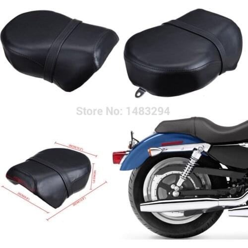 Free Shipping Rear Pillion Passenger Seat Fits For Harley Sportster Iron 883R 883C 883 883N XL1200 2007-2014
