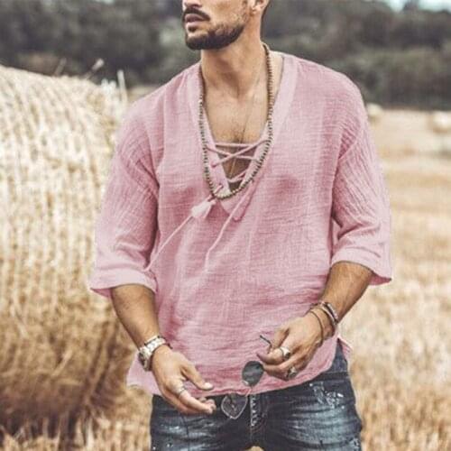 ZHUISHU Men's Plain T-shirts