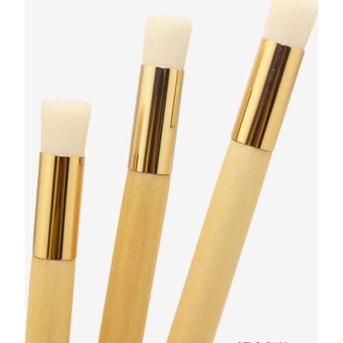 120pcs/lot Wood Nasal Irrigation Brush Soft Pore Cleaning Cosmetic Brush Synthetic Fiber Makeup Appliances Cosmetic Tools HA1941