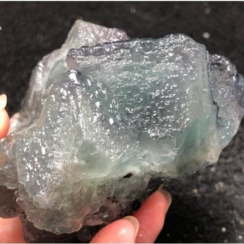385.3g natural blue-green fluorite mineral ring vein healing teaching specimen stone decoration collection ornaments