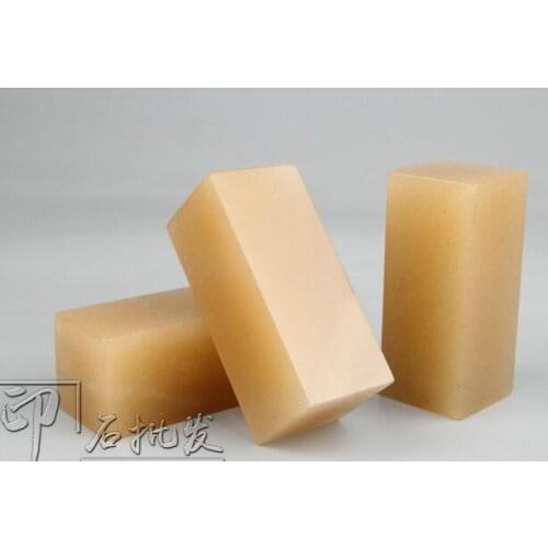 3x3x6cm practice chapter material seal stone material seal carving Liaoning Dandong frozen Shoushan Stone 10pc