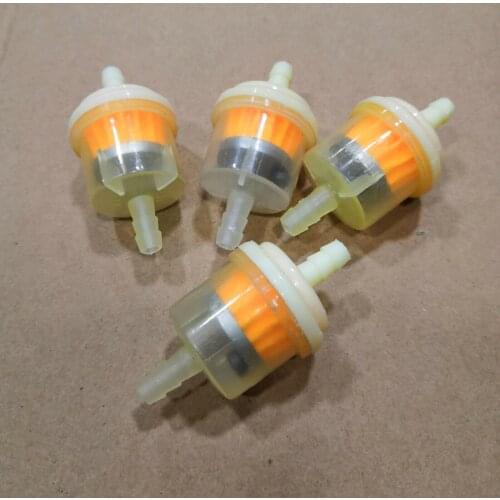 4pcs Fit For Suzuki Pit Dirt Bike Motorcycle Round Plastic Gas Fuel Filter
