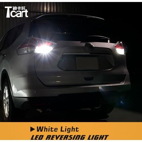 Tcart Car LED Reverse Lights For Nissan X-Trail T32 accessories 2014 2015 2016 2017 2018 Back Up Lights
