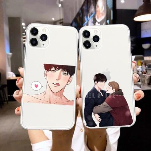 DJ Alex Case for iPhone 12 Pro Max 11 Pro Max SE2020 7 8 Plus 6S Plus 12 mini XS MAX XR Soft Silicone Phone Case Korean Manga
