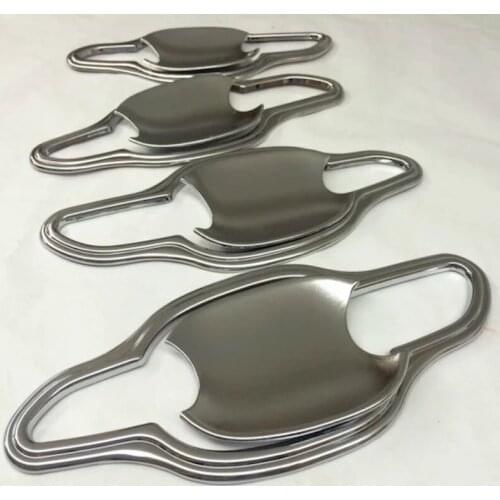 For Hyundai Tucson 2016 2017 Door Bowl Cover Door handle Trim ABS Chrome Stickers Car-styling Accessories