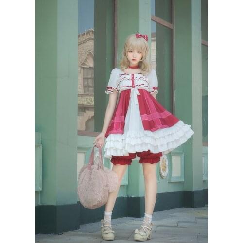 Daily Strawberry Mousse Lolita Young Lady Dress