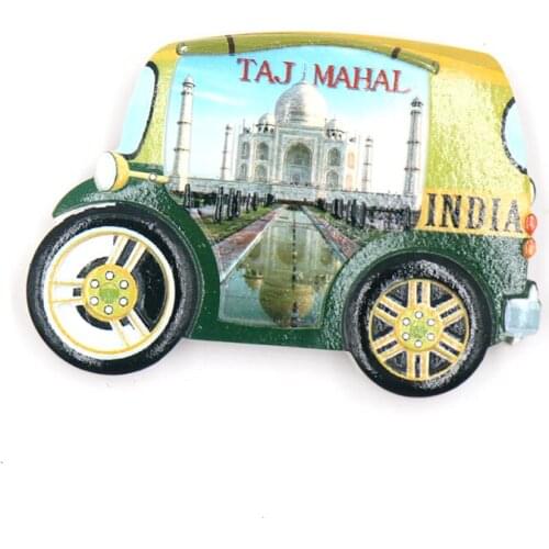 Indian 2nd Wave New 3D Printing Souvenir 3D Resin Magnetic Refrigerator Sticker Travel Viewpoints Gift Fridge Pasters Home Decor