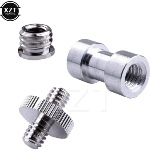 For Professional Camera fixing Screws 3 in 1 1/4 3/8 inch Tripod Screw to Flash Mount Light Umbrella Screw Holder Adapter