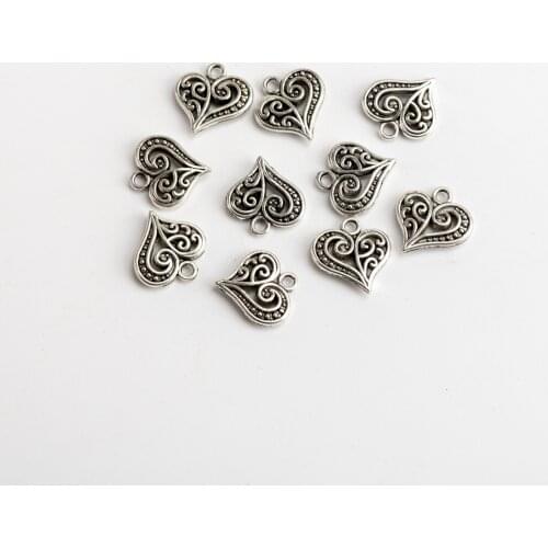 Metal Heart Pendant Jewelry Accessories DIY Jewelry Making Findings Handicraft Accessories For Jewelries Needlework #JZ401