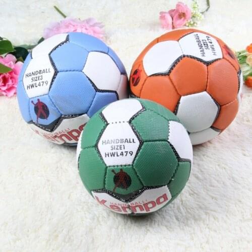 Size 1 2 3 HandBall ball Hand Sewn leather Match Training Official Professional beach Sports Balls volleyball kids Child adult