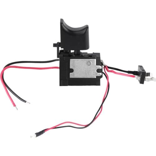 7.2 V - 24 V Drill Speed Controller Drill Switch Lithium Battery Cordless Drill Speed Control Trigger Switch With Small Light