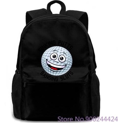 MENS COOL NOVELTY GOLFer BALL SLOGAN JOKE RUDE GOLFING S Print Style women men backpack laptop travel school adult