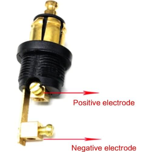 2PCS DIY 12v Cigarette Lighter Adapter Male Plug EuropeanType Connector Fits BMW Motorcycles