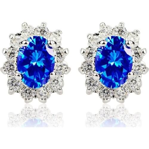 YSDLJG Sunflower Shaped Earrings For Women Bridal Engagement Earrings Party Wedding Gift Delicate Statement Jewelry Gift