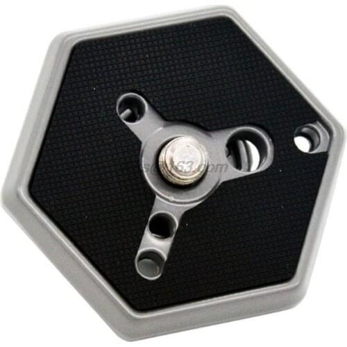 Hexagonal Quick Release Plate with 3/8" Screw for Manfrotto 030-38 RC0 3038 3049