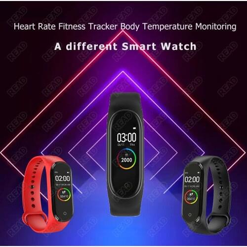 M4 SmartWatch Men Women Sport Watches Bluetooth Fitness Tracker Band Heart Rate Blood Pressure Pedometer Smart Band Bracelet