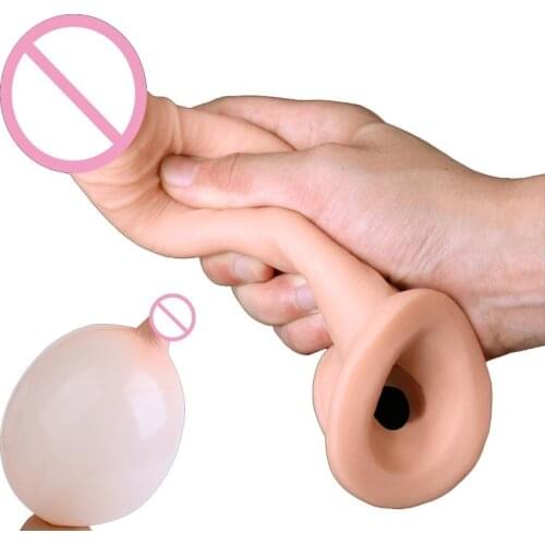 Super Soft Reusable Condom Dildo Cock Ring Realistic Big Male Penis Sleeve Extender Enlargement Delay Time Sex Toys For Men