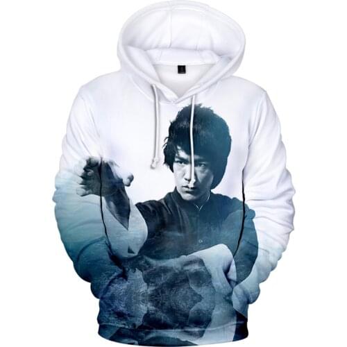 Classic Be Water My Friends Chinese Kung Fu Bruce Lee 3D Hoodies Sweatshirts Men/Women Long Sleeve Hoodie Sweatshirt Pullovers