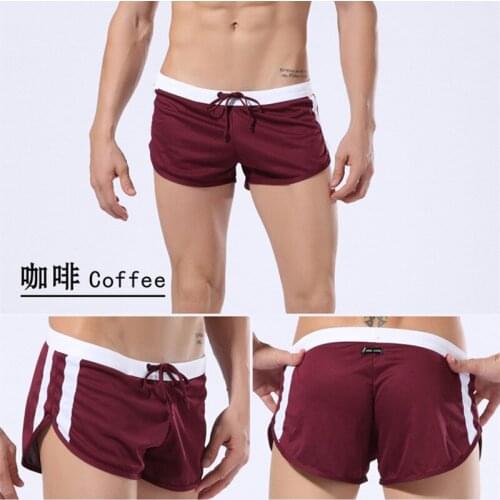 Men Sports Leisure Breathable Polyester Shorts Mens Underwear Boxer Man Arrow Inside Home Pants Sexy Lingerie Homens Boxershort