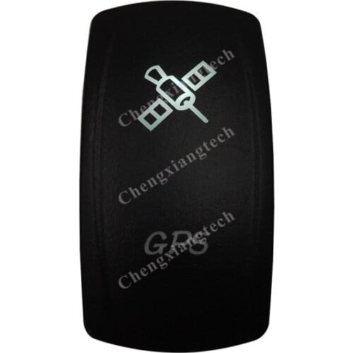 DC12V 24V Marine Grade GPS Rocker Switch White Led lamp 3 Pin ON/OFF SPST Waterproof IP66