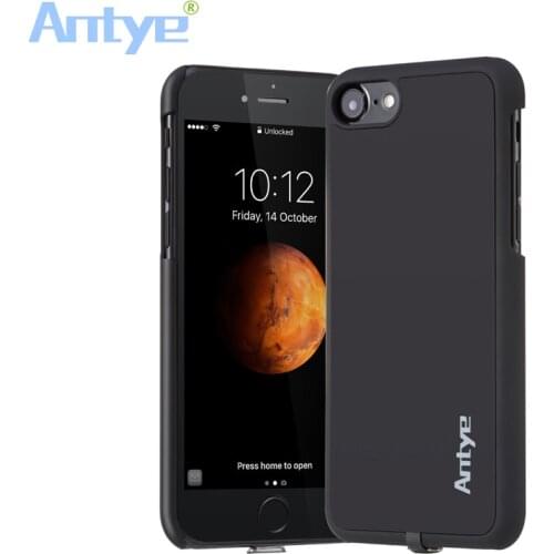 Magic Phone Case Qi Wireless Charger Receiver for iPhone 7 / 7 Plus Phone Back Cover Qi Wireless Charging Receiver Case Black