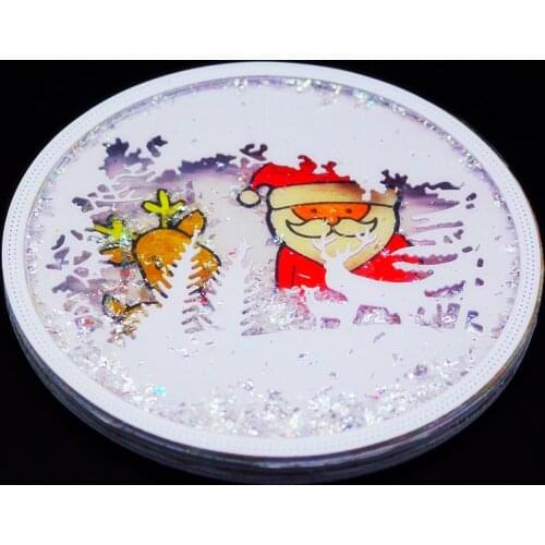 YLCD1523 Christmas Deer Metal Cutting Dies For Scrapbooking Stencils DIY Album Cards Decoration Embossing Folder Die Cuts Tools