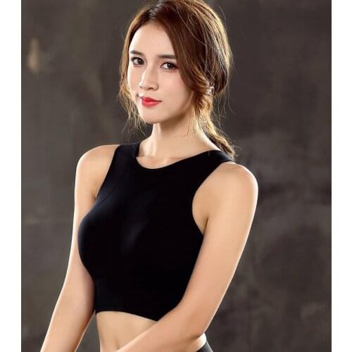 Sanderala Women sport top Gym padded yoga Bra Athletic Running Seamless Fitness Yoga Vest Tops sportwear fitness