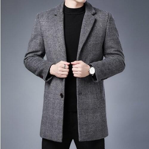 ZJYJFC Mens Cashmere Coats