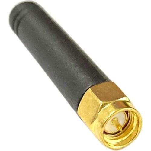 1PC 433Mhz Antenna 3dbi Omni SMA Male Connector Modular Signal Booster Car Radio Aerial 50mm Long New